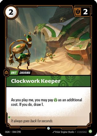 Clockwork Keeper (044/298) - Riftbound - [Origins] Foil