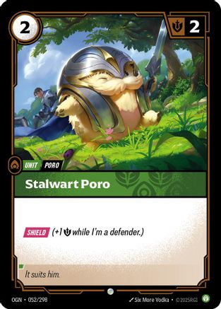 Stalwart Poro (052/298) - Riftbound - [Origins] Foil