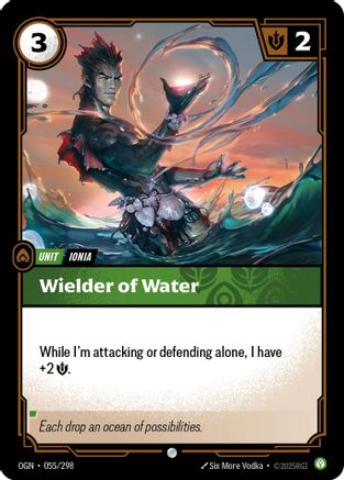 Wielder of Water (055/298) - Riftbound - [Origins] Foil