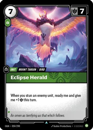 Eclipse Herald (059/298) - Riftbound - [Origins] Foil