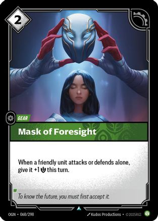Mask of Foresight (060/298) - Riftbound - [Origins]