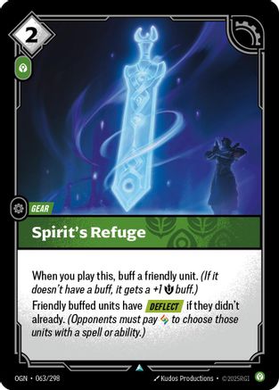 Spirit's Refuge (063/298) - Riftbound - [Origins] Foil