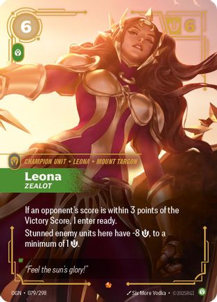 Leona - Zealot (079/298) - Riftbound - [Origins] Foil
