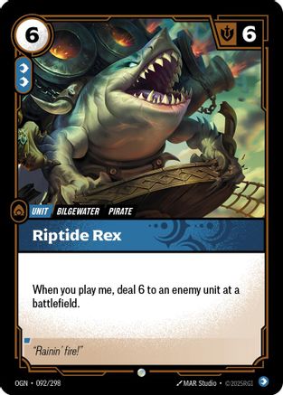 Riptide Rex (092/298) - Riftbound - [Origins]