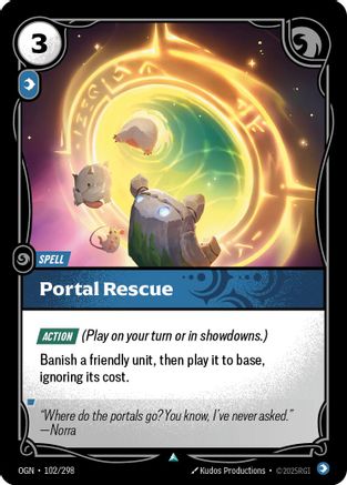 Portal Rescue (102/298) - Riftbound - [Origins] Foil