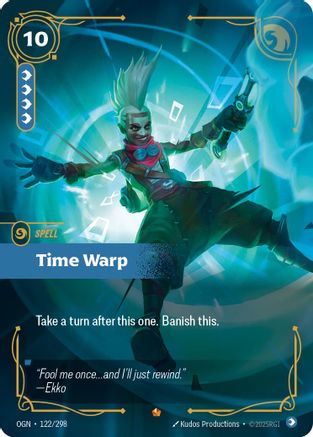 Time Warp (122/298) - Riftbound - [Origins] Foil