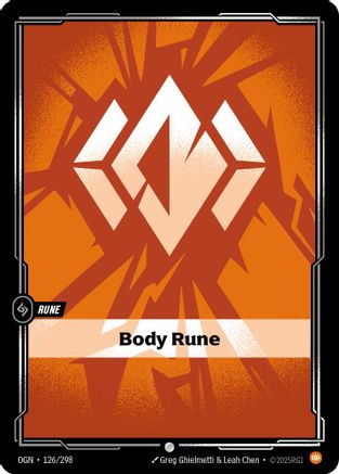 Body Rune (126/298) - Riftbound - [Origins] Foil