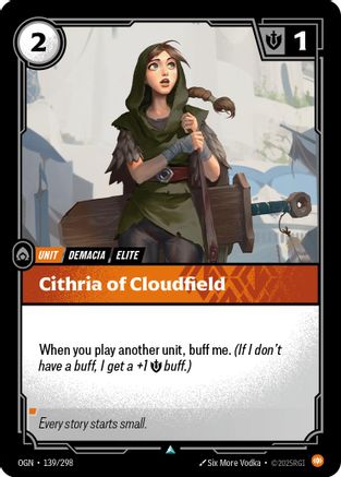 Cithria of Cloudfield (139/298) - Riftbound - [Origins]