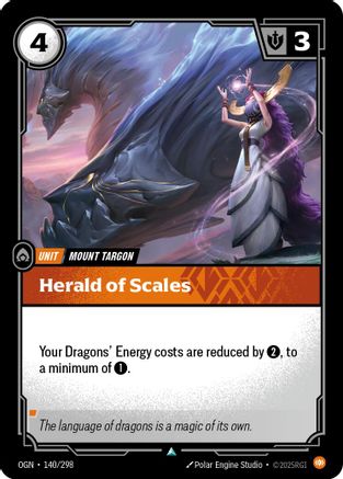 Herald of Scales (140/298) - Riftbound - [Origins] Foil
