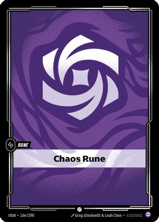 Chaos Rune (166/298) - Riftbound - [Origins] Foil