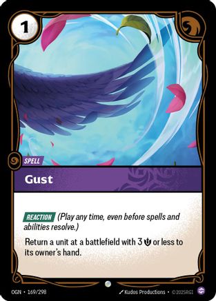 Gust (169/298) - Riftbound - [Origins] Foil