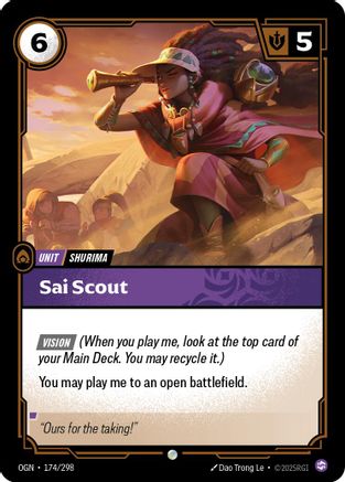 Sai Scout (174/298) - Riftbound - [Origins] Foil