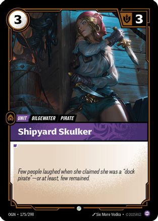 Shipyard Skulker (175/298) - Riftbound - [Origins] Foil