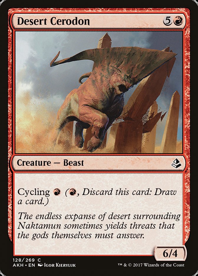 Desert Cerodon [Amonkhet] Foil