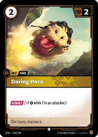 Daring Poro (210/298) - Riftbound - [Origins]