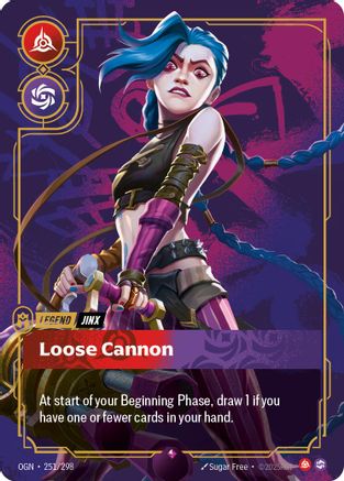 Jinx - Loose Cannon (251/298) - Riftbound - [Origins] Foil