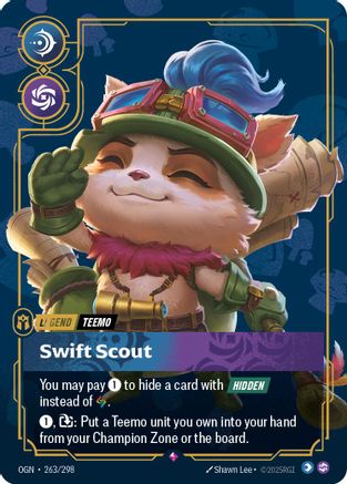Teemo - Swift Scout (263/298) - Riftbound - [Origins] Foil