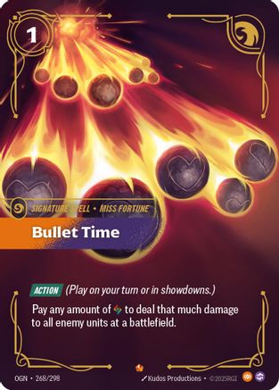 Bullet Time (268/298) - Riftbound - [Origins] Foil