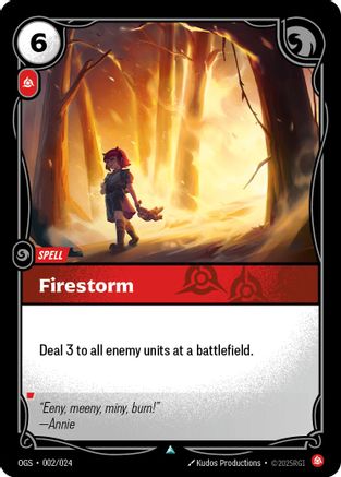 Firestorm (002/024) - [Origins Proving Grounds]
