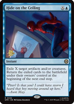 Hide on the Ceiling  [Prerelease Cards] Foil