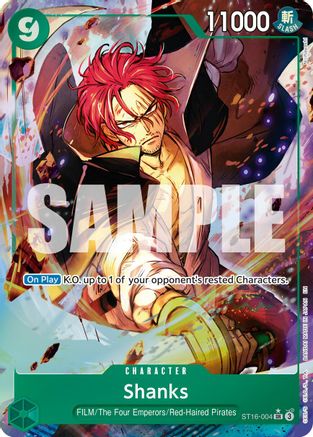 Shanks - ST16-004 (Alternate Art) (ST16-004) - [Premium Booster -The Best- Vol. 2] Foil