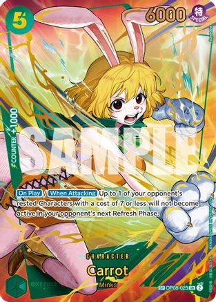 Carrot (Alternate Art) (OP08-023) - [Premium Booster -The Best- Vol. 2] Foil