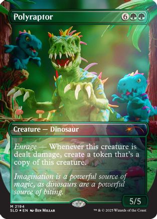 Polyraptor (Rainbow Foil)  [Secret Lair Drop Series] Foil