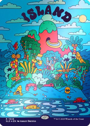 Island (1946) (Rainbow Foil)  [Secret Lair Drop Series] Foil
