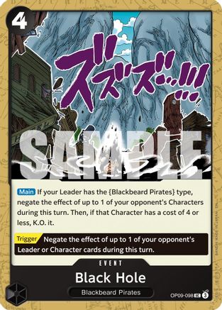 Black Hole (Reprint) (OP09-098) - [Premium Booster -The Best- Vol. 2]
