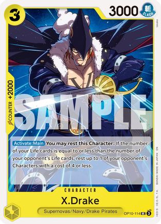 X.Drake (Reprint) (OP10-114) - [Premium Booster -The Best- Vol. 2]