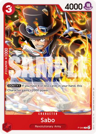 Sabo - P-044 (Reprint) (P-044) - [Premium Booster -The Best- Vol. 2]