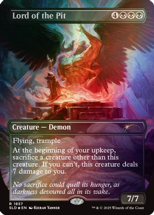Lord of the Pit (Rainbow Foil)  [Secret Lair Drop Series] Foil