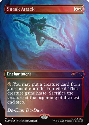 Sneak Attack (Rainbow Foil)  [Secret Lair Drop Series] Foil