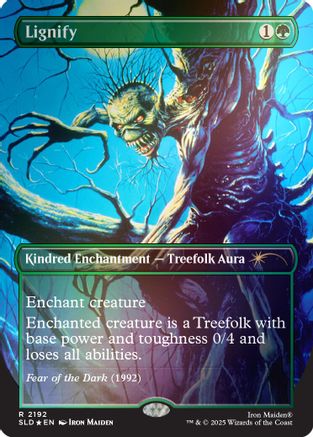 Lignify (2192) (Rainbow Foil)  [Secret Lair Drop Series] Foil