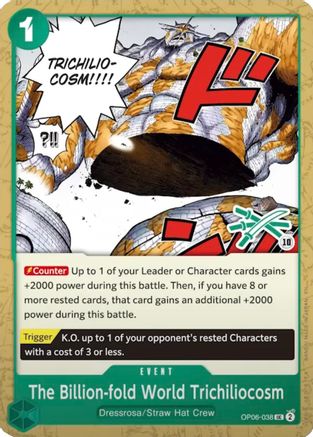 The Billion-fold World Trichiliocosm (Zoro Deck) (OP06-038) - [Learn Together Deck Set]