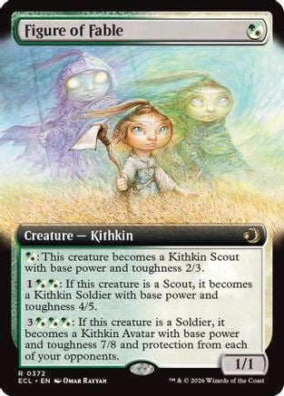 Figure of Fable (Extended Art)  [Lorwyn Eclipsed] Foil