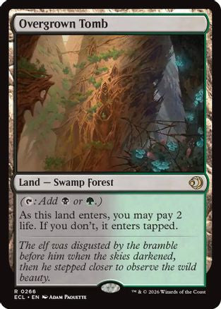 Overgrown Tomb  [Lorwyn Eclipsed]