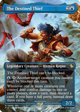 The Destined Thief (Borderless)  [Commander: FINAL FANTASY]