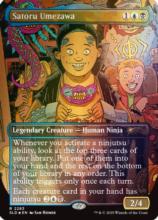 Satoru Umezawa (Rainbow Foil)  [Secret Lair Drop Series] Foil