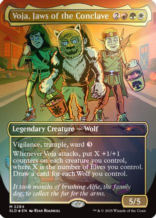 Voja, Jaws of the Conclave (Rainbow Foil)  [Secret Lair Drop Series] Foil