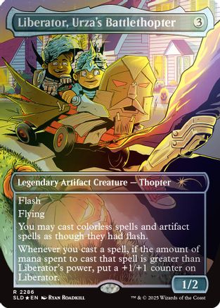 Liberator, Urza's Battlethopter (Rainbow Foil)  [Secret Lair Drop Series] Foil