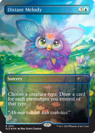 Distant Melody (2311) (Rainbow Foil)  [Secret Lair Drop Series] Foil