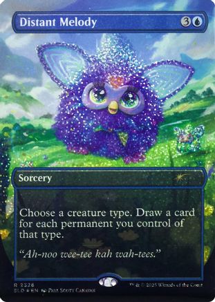 Distant Melody (2326) (Confetti Foil)  [Secret Lair Drop Series] Foil