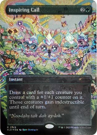 Inspiring Call (Confetti Foil)  [Secret Lair Drop Series] Foil