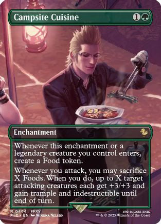 Campsite Cuisine (Borderless)  [Commander: FINAL FANTASY] Foil