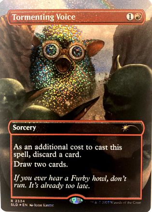 Tormenting Voice (Confetti Foil)  [Secret Lair Drop Series] Foil