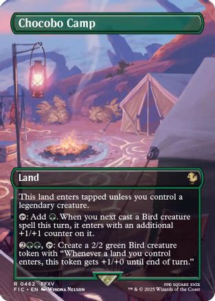 Chocobo Camp (Borderless)  [Commander: FINAL FANTASY] Foil