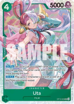 Uta (OP13-023) - [Carrying On His Will] Foil