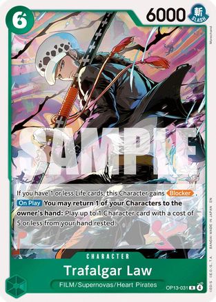 Trafalgar Law (OP13-031) - [Carrying On His Will] Foil