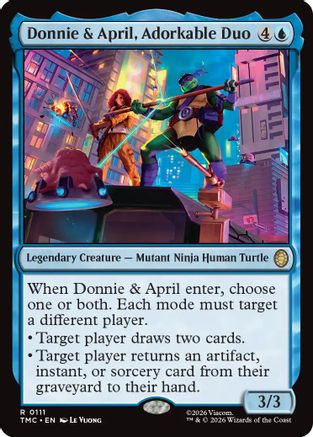 Donnie & April, Adorkable Duo  [Commander: Teenage Mutant Ninja Turtles]